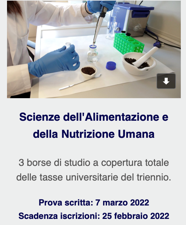 SCIENZE DELLALIMENTAZIONE